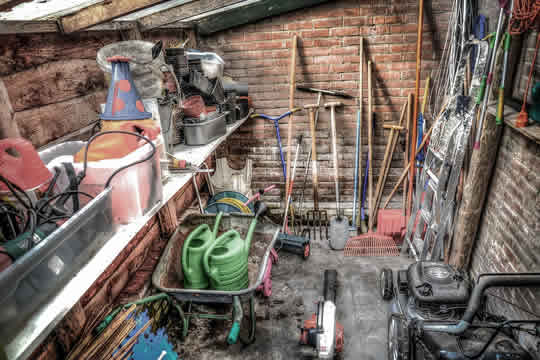 organize your shed